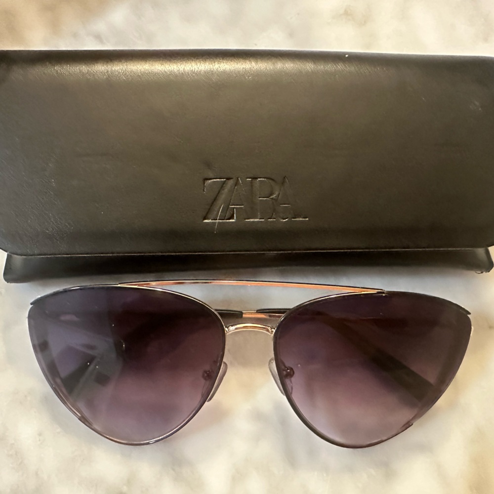 ZARA cat eye aviator sunglasses